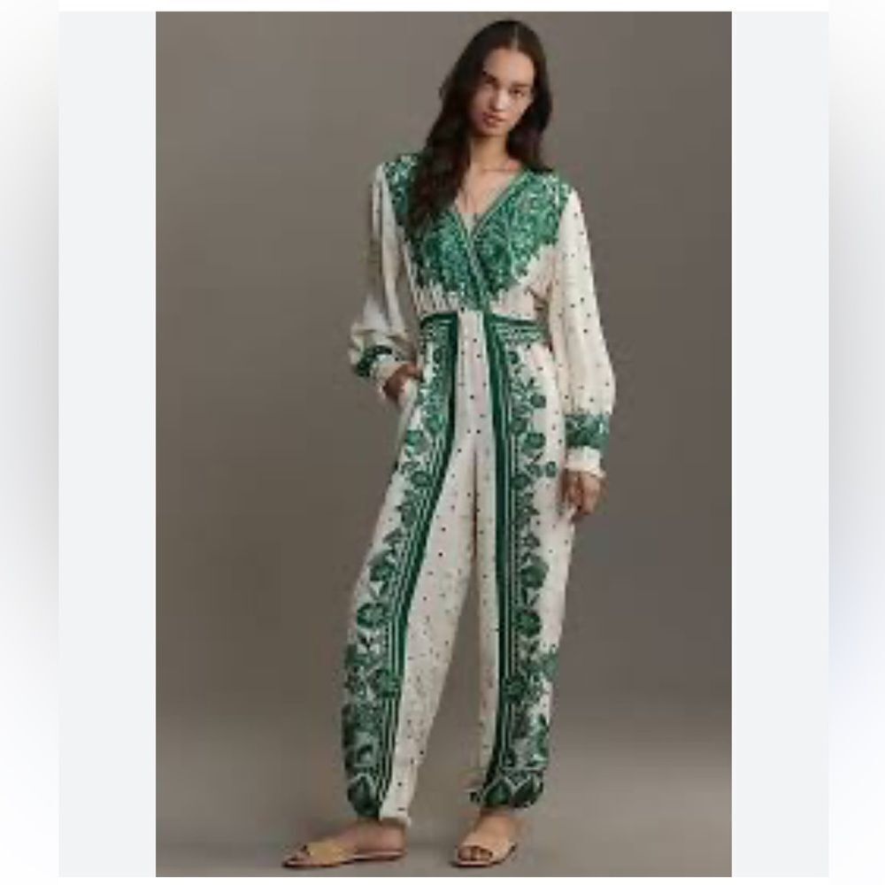 Farm Rio x Anthropologie Floral
Dot Jumpsuit XS